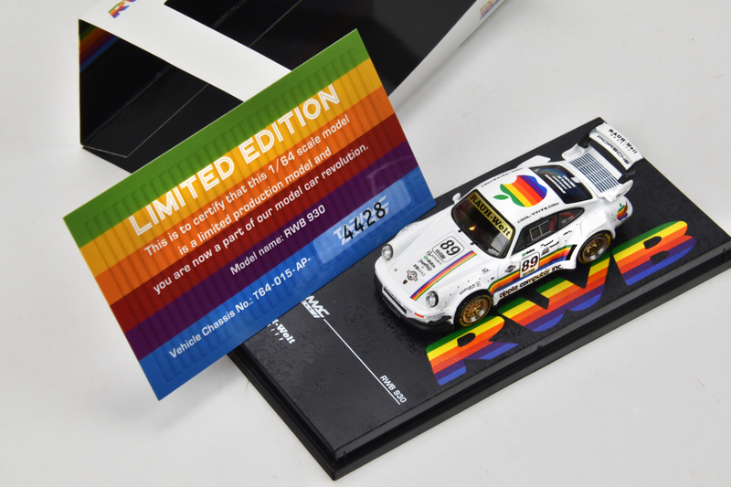 Illustration for article titled Works Wednesday: 1/64 Tarmac Works RWB 930 Apple Edition